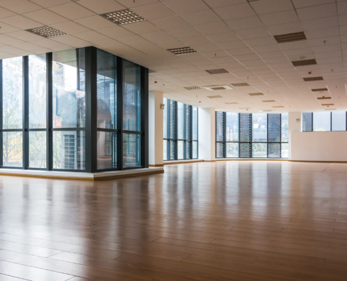 Empty Interior Of Modern Corporate Office