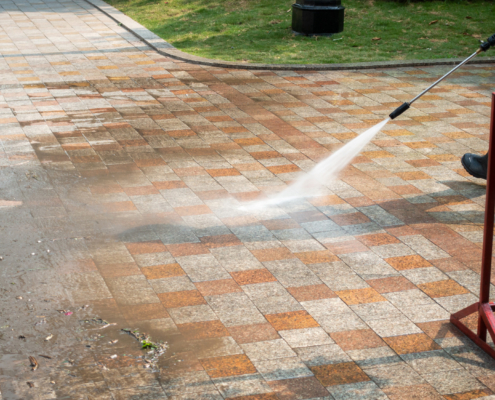 How Commercial Power Washing Prevents Property Damage